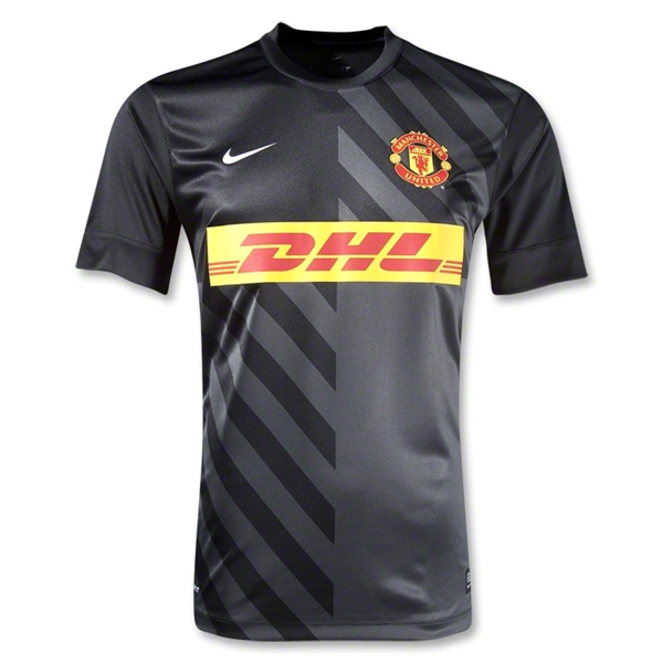 Manchester United Black Tranning T-Shirt Replica